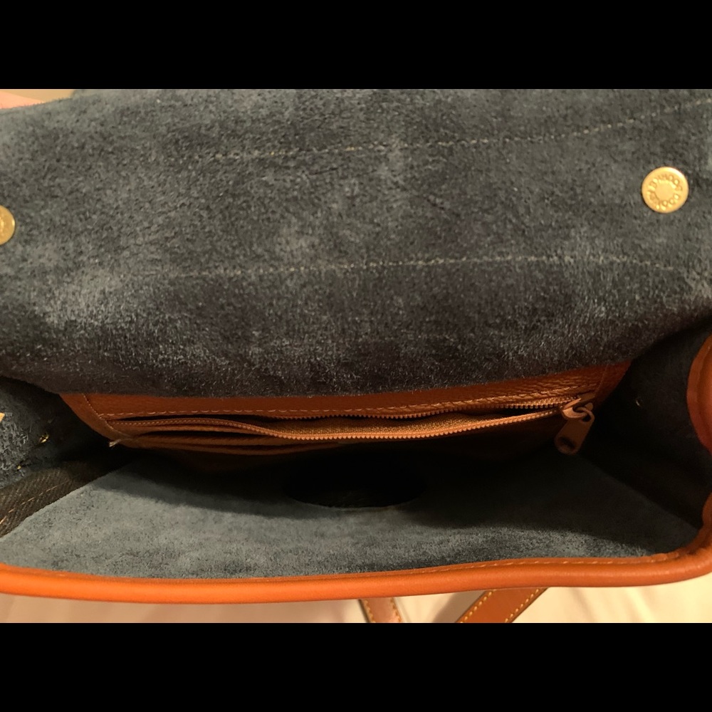 Dooney and Bourke Navy Leather Crossbody Purse - Picture 7 of 16